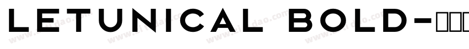 Letunical Bold字体转换